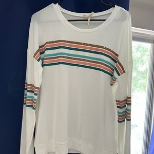 Long Sleeve Pattern Shirt. BRAND NEW WITH TAGS!